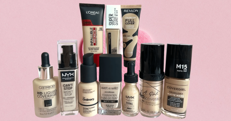 Best Full Coverage Drugstore Foundations Guide