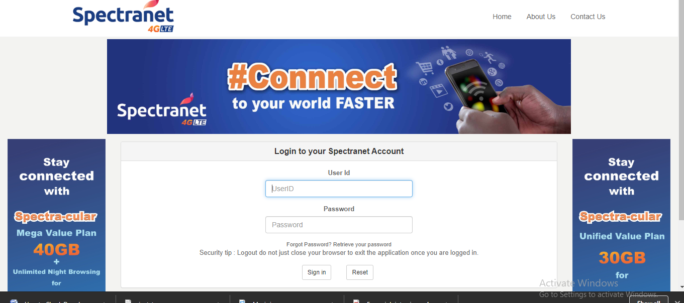 How to Check Spectranet Data Balance