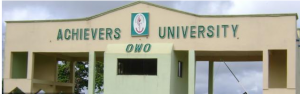Courses Offered by Achievers University Owo Degree Programmes