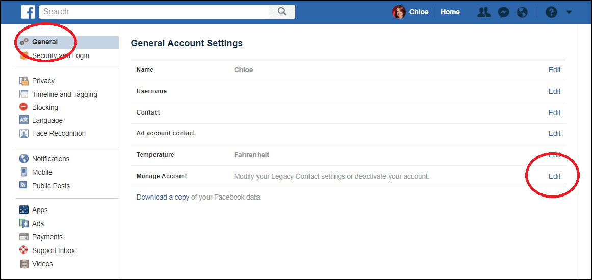 how to deactivate facebook account permanently immediately