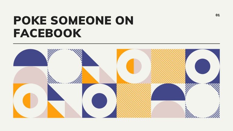 poke someone on facebook