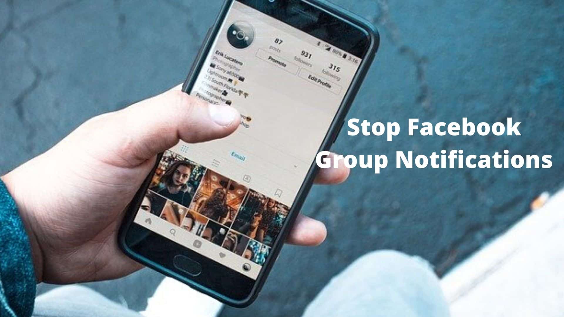 Stop Facebook Group Notification