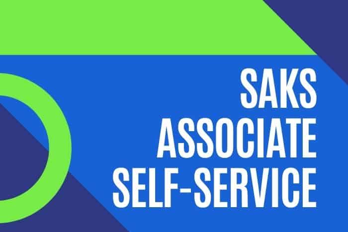 Saks Associate Self-Service