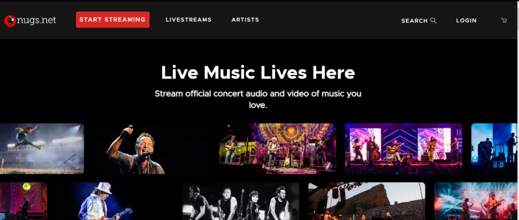 Live Music Streaming in HiFi Watch Live Concerts nugs.net