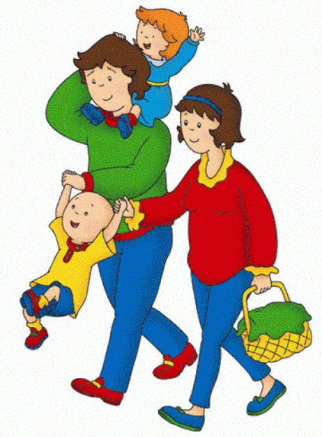 caillou's family 