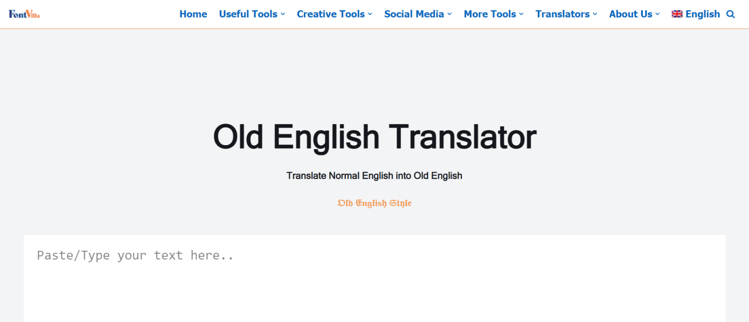 Old English Translator Websites And Tools The Top 14   FontVilla Image 1536x661 