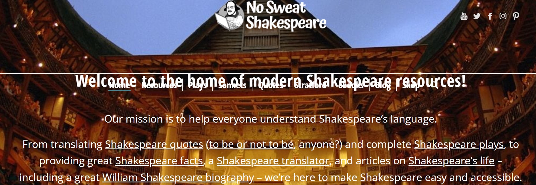 No Sweat Shakespeare translator 