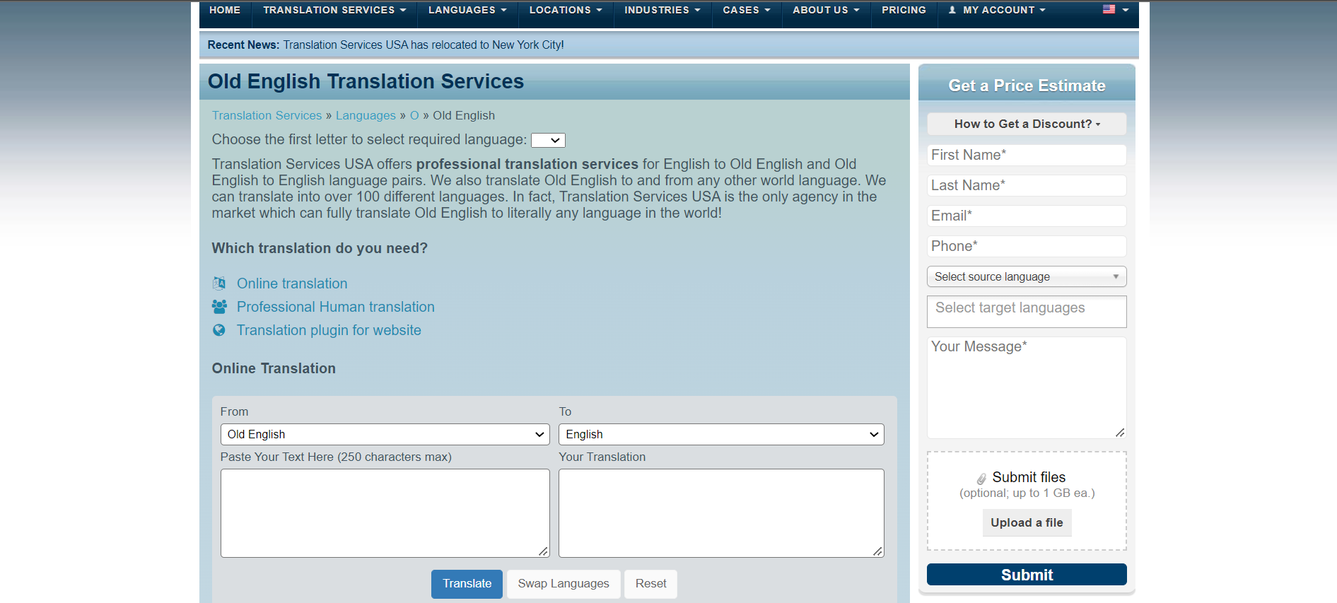 Old English Translator Websites And Tools The Top 14   Old Eng. Transla. Serv. Image 