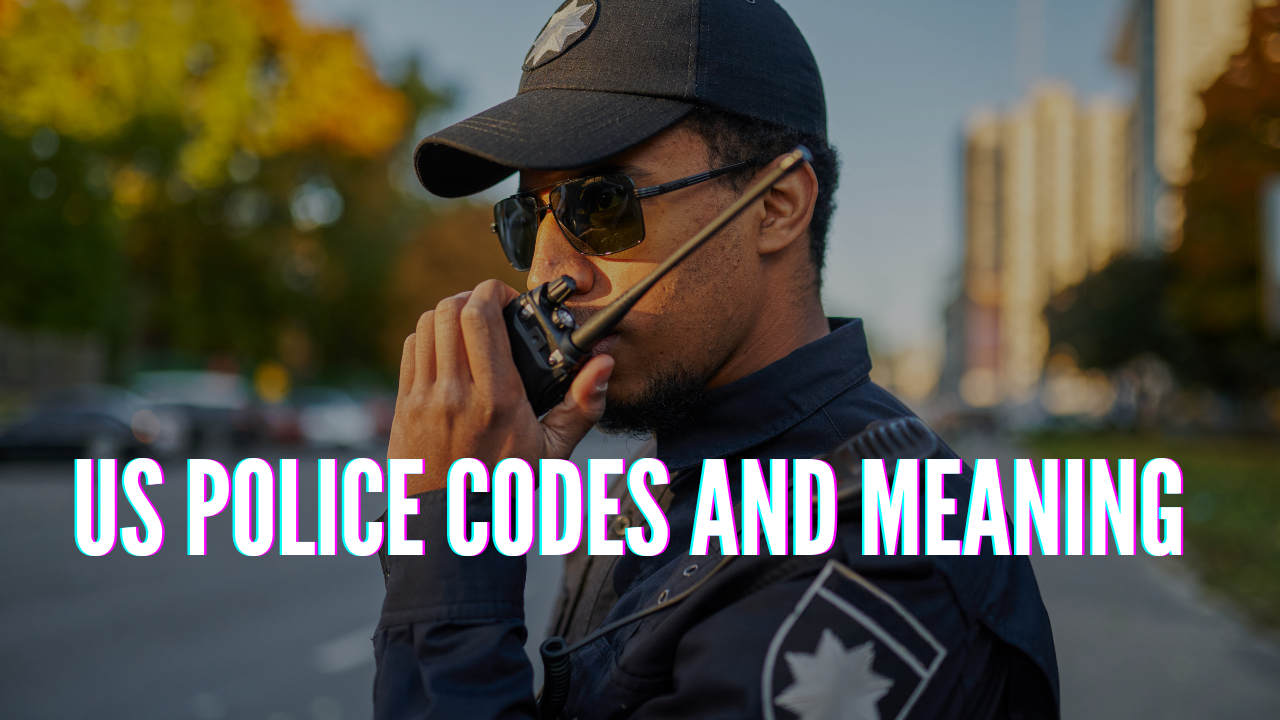 US police codes and meaning