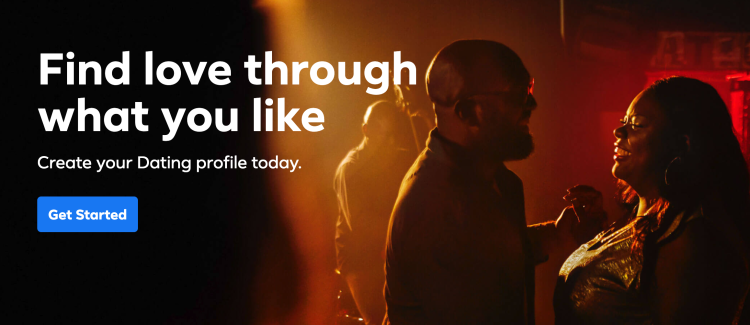 Facebook Dating couple