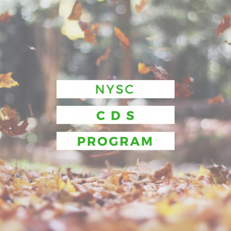 nysc cds program