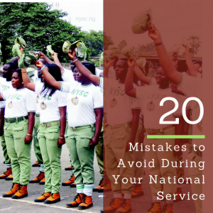 mistakes during nysc