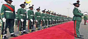 nigerian army on parade