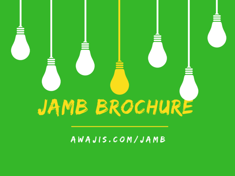 2023/2024 JAMB Brochure for all Schools •