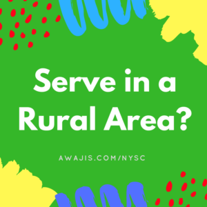 serve in rural area