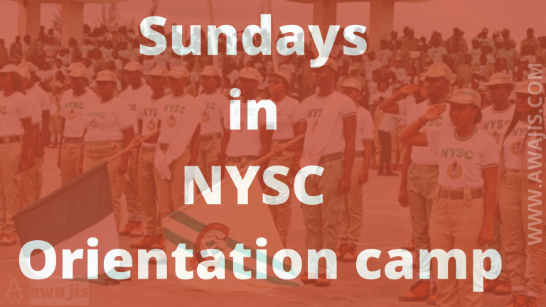 Sundays in NYSC Orientation camp