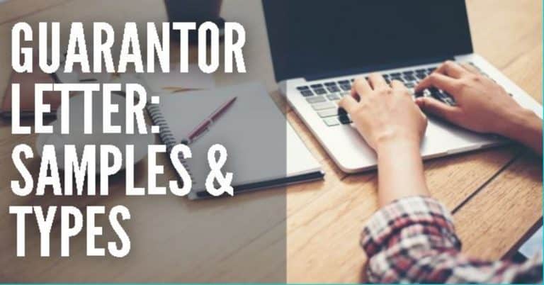 Guarantor Letter: Samples & Types