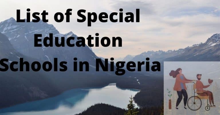List of Special Education Schools in Nigeria