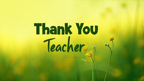 Thank You Messages For Teachers From Parents