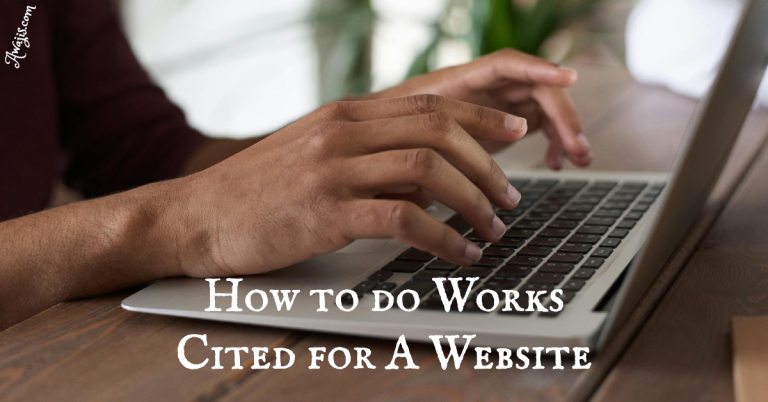 Works Cited for A Website