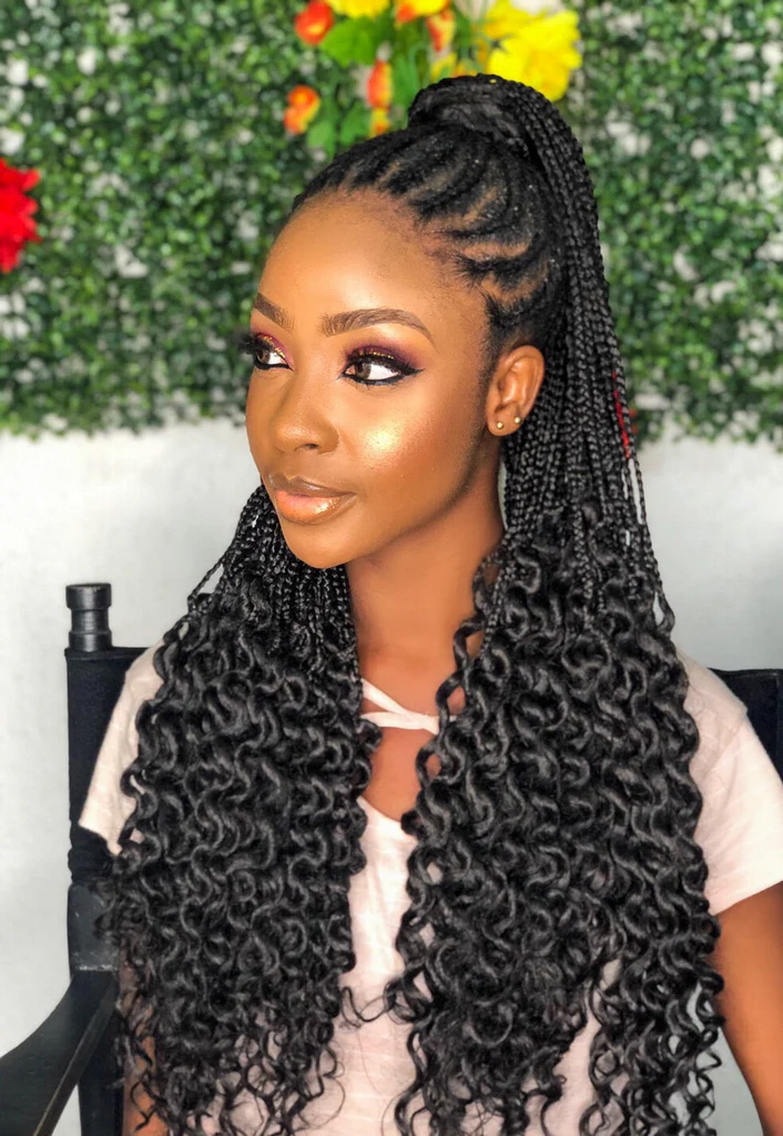 Goddess Braided Ponytail