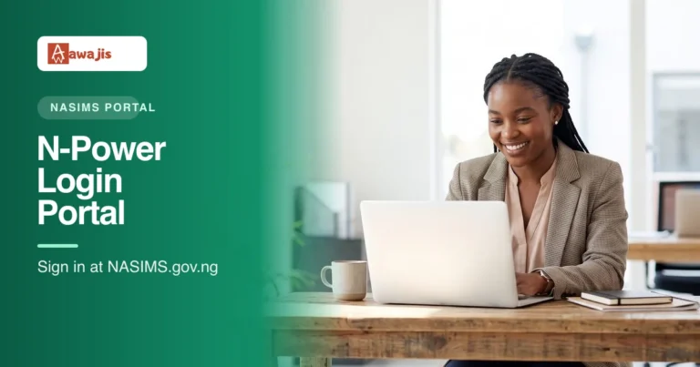 N-Power login portal — sign in at NASIMS.gov.ng