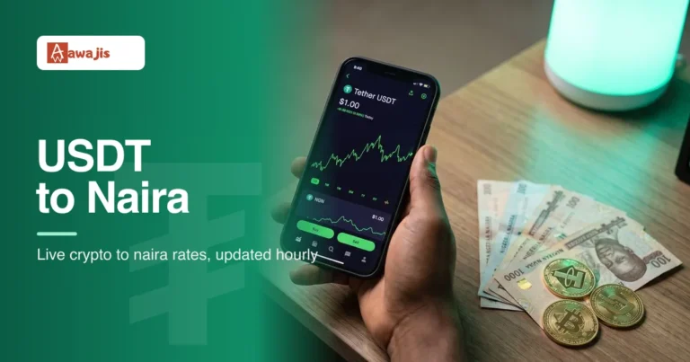 Tether USDT trading app with Nigerian naira notes — USDT to naira rate today