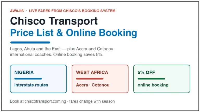 Chisco Transport price list and online booking